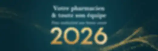 Bannière bonne année 2026 - Janvier 2026